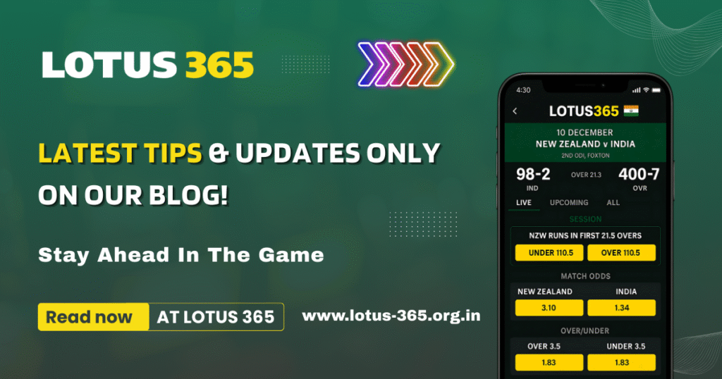 Lotus 365 blog—Blog insights designed to help players bet smarter